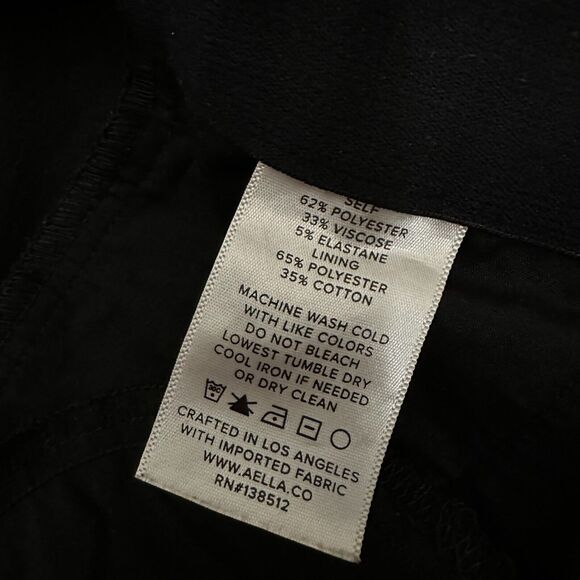 AELLA x LE TOTE Black High Rise Trouser Pants - Picture 10 of 13